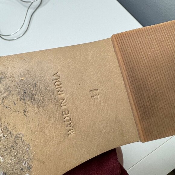 FREE PEOPLE rio vista rose suede sandals size 41 - Picture 9 of 9